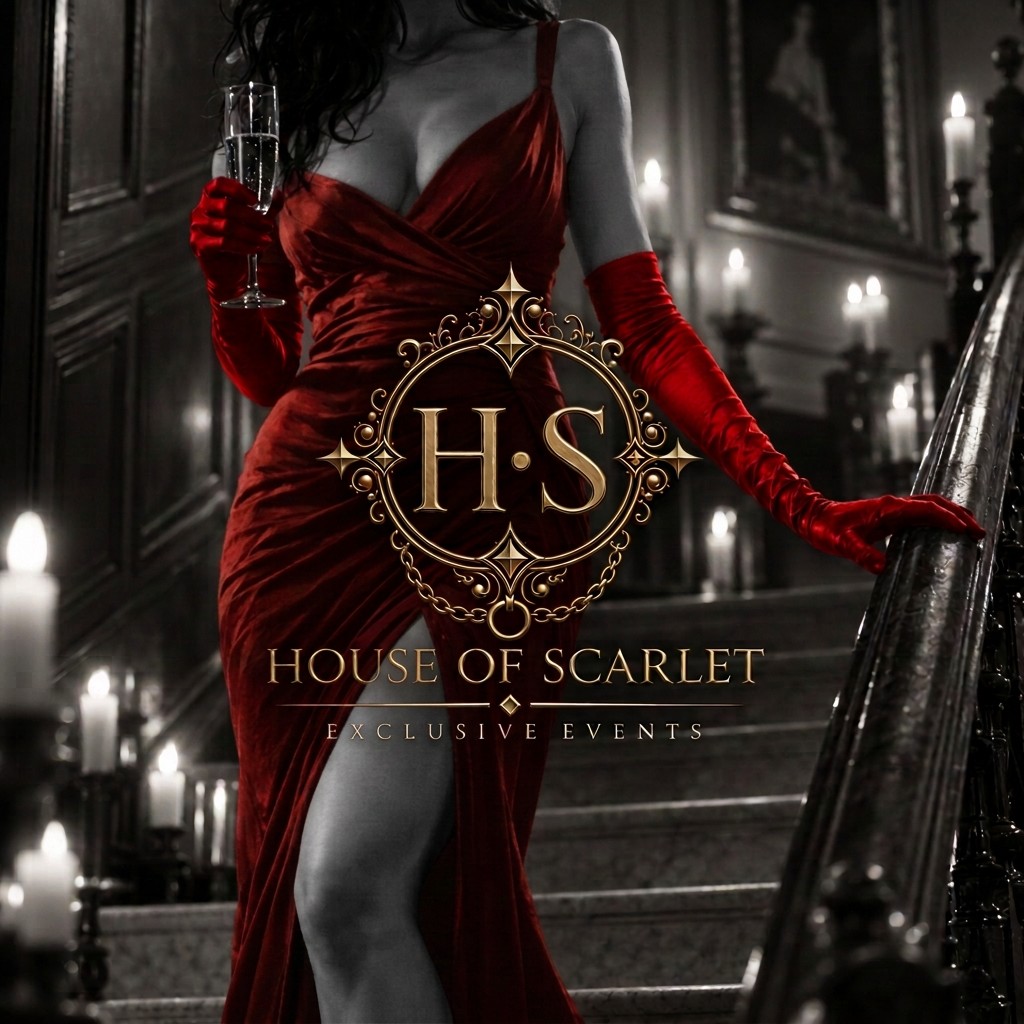 House of Scarlet — a candlelit arrival